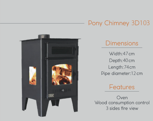 PONY CHIMNEY 3D103